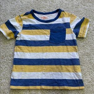 OshKosh B'gosh Blue and Yellow Striped Tee